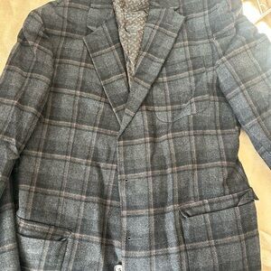 Joseph Abboud Charcoal Plaid Blazer